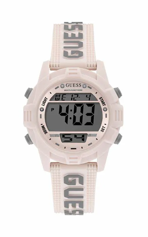 Guess GW0015L4 Pink Silicone Strap Women Watches