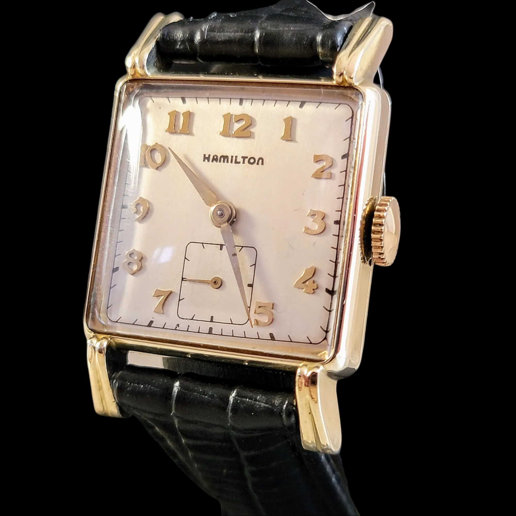 HAMILTON 1948 Eric Watch 17 Jewels 14K GF U.S.A.