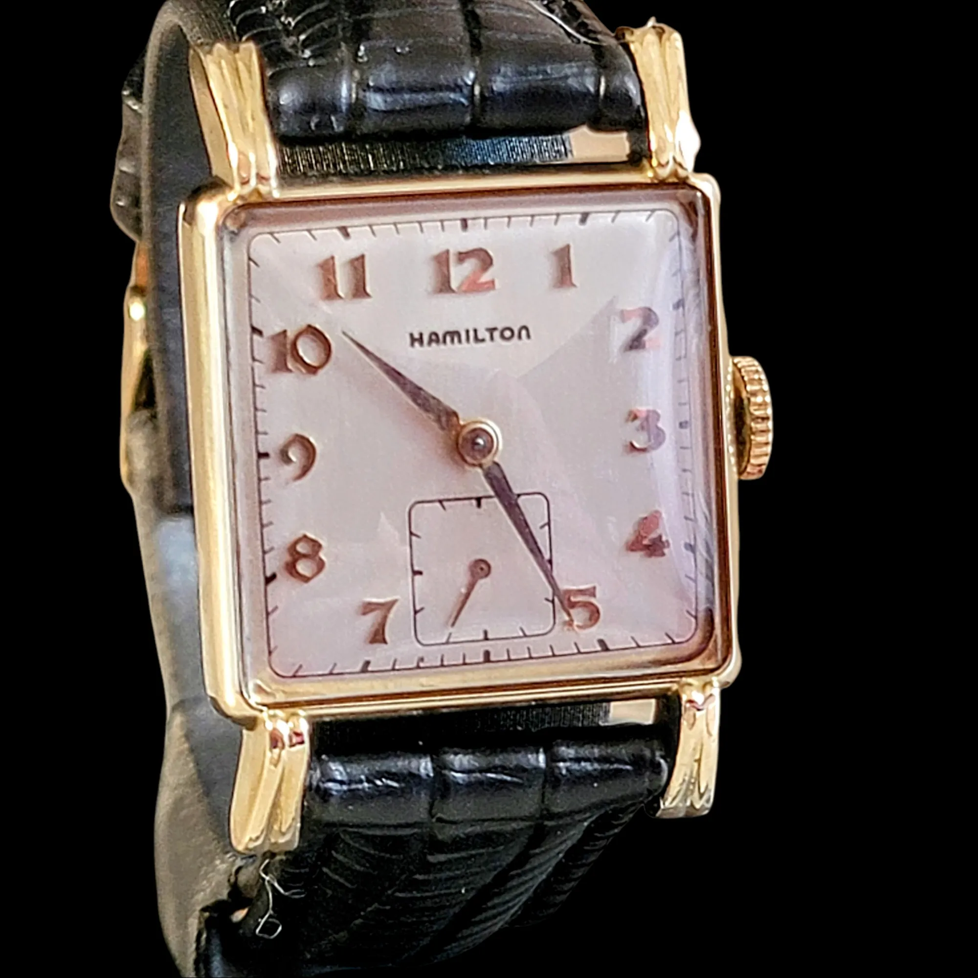 HAMILTON 1948 Eric Watch 17 Jewels 14K GF U.S.A.