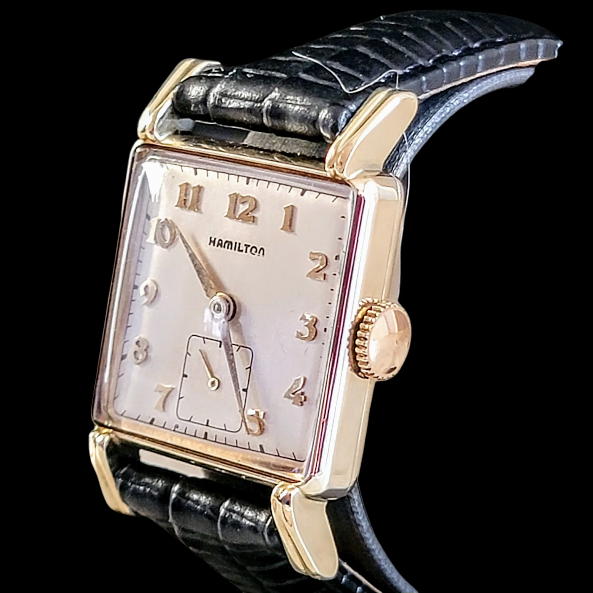HAMILTON 1948 Eric Watch 17 Jewels 14K GF U.S.A.