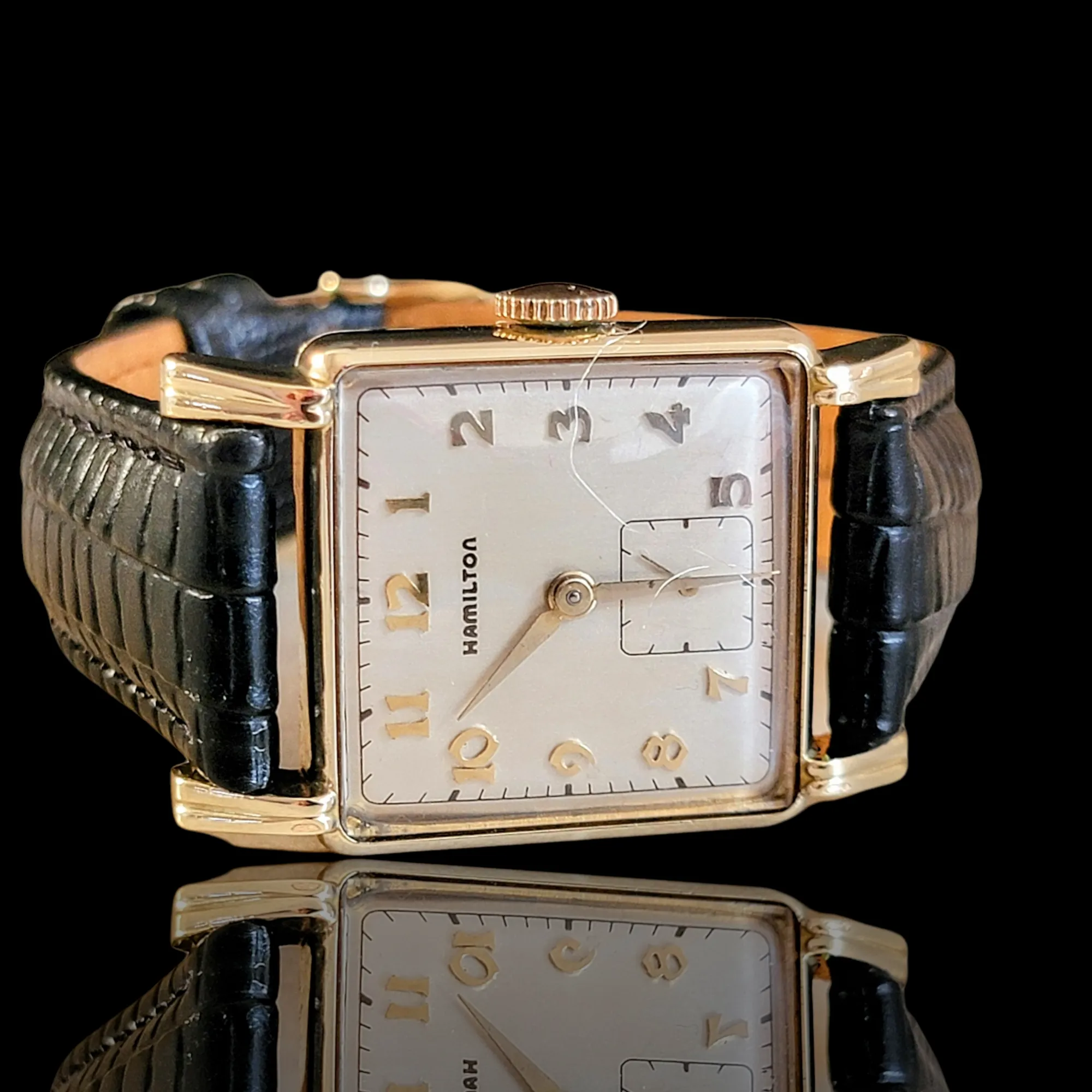 HAMILTON 1948 Eric Watch 17 Jewels 14K GF U.S.A.