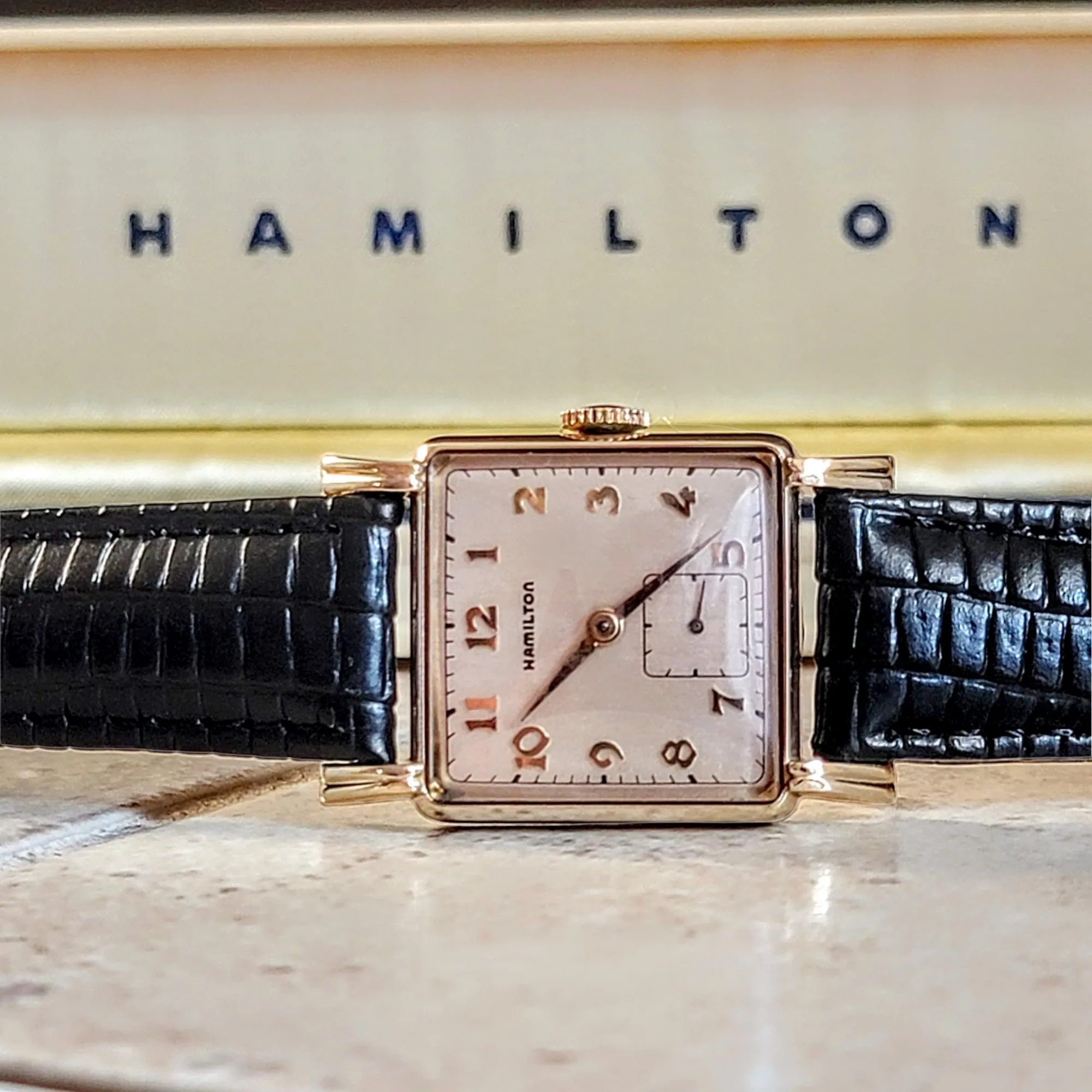 HAMILTON 1948 Eric Watch 17 Jewels 14K GF U.S.A.