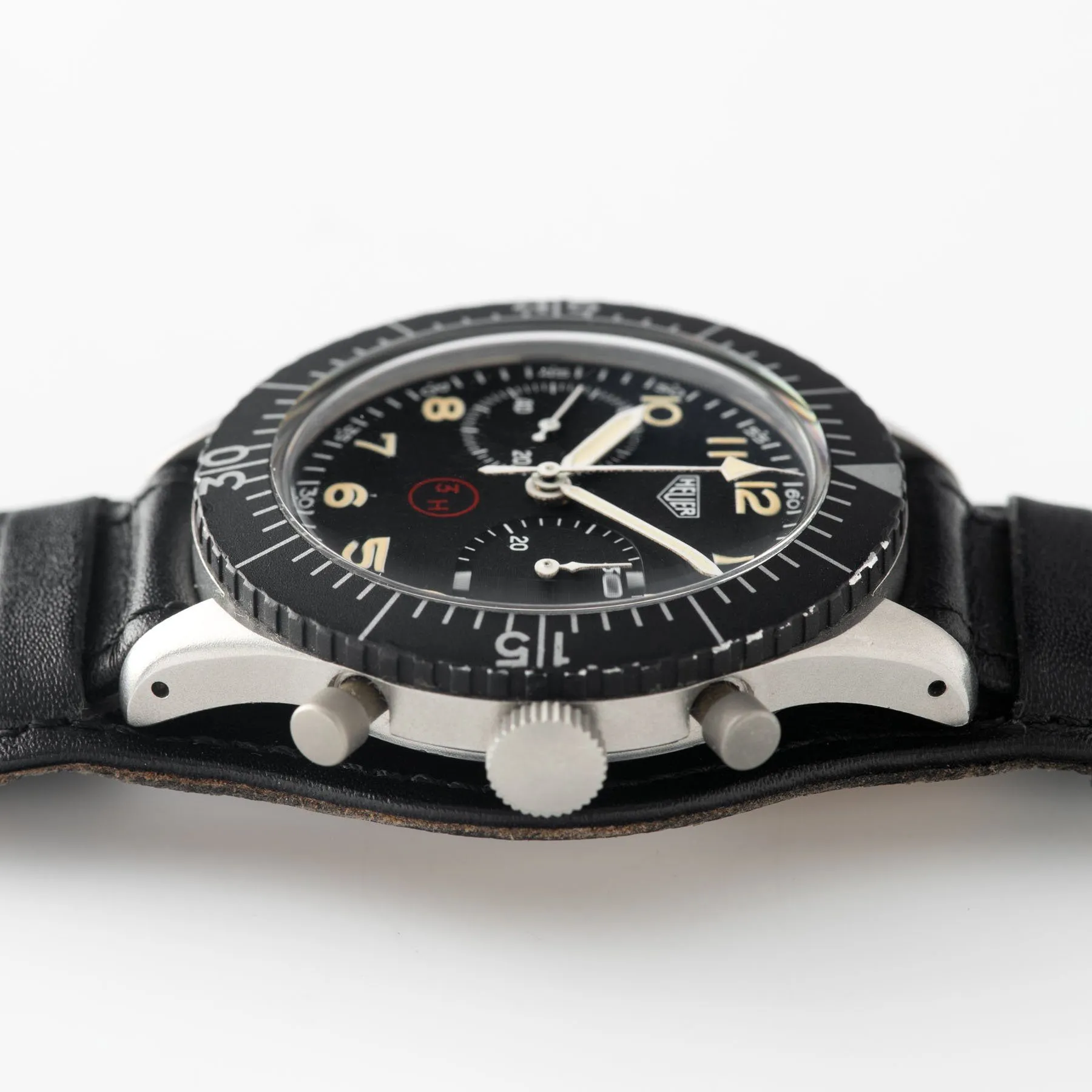 Heuer Chronograph Bundeswehr Issued Chrono 1550SG  3H