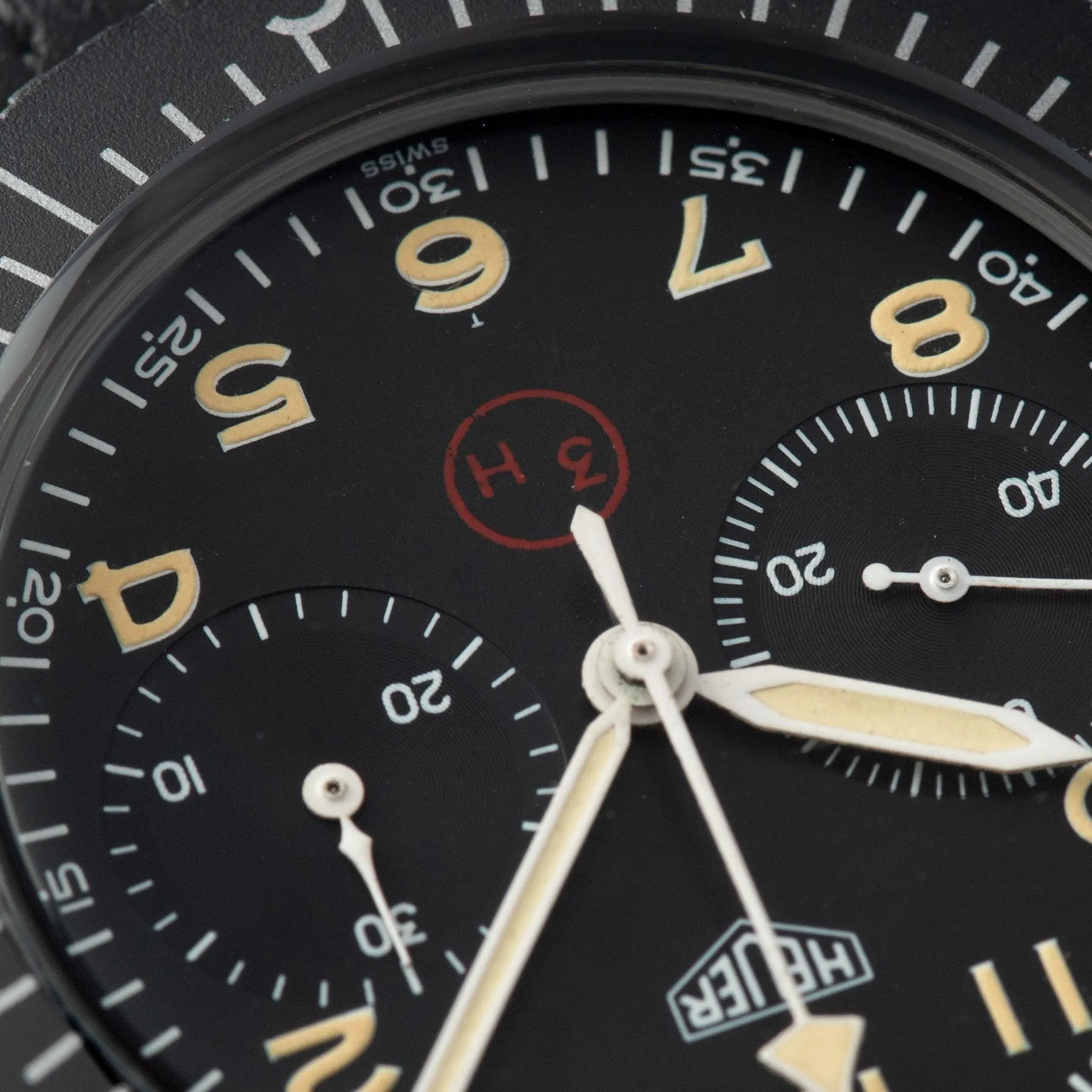 Heuer Chronograph Bundeswehr Issued Chrono 1550SG  3H