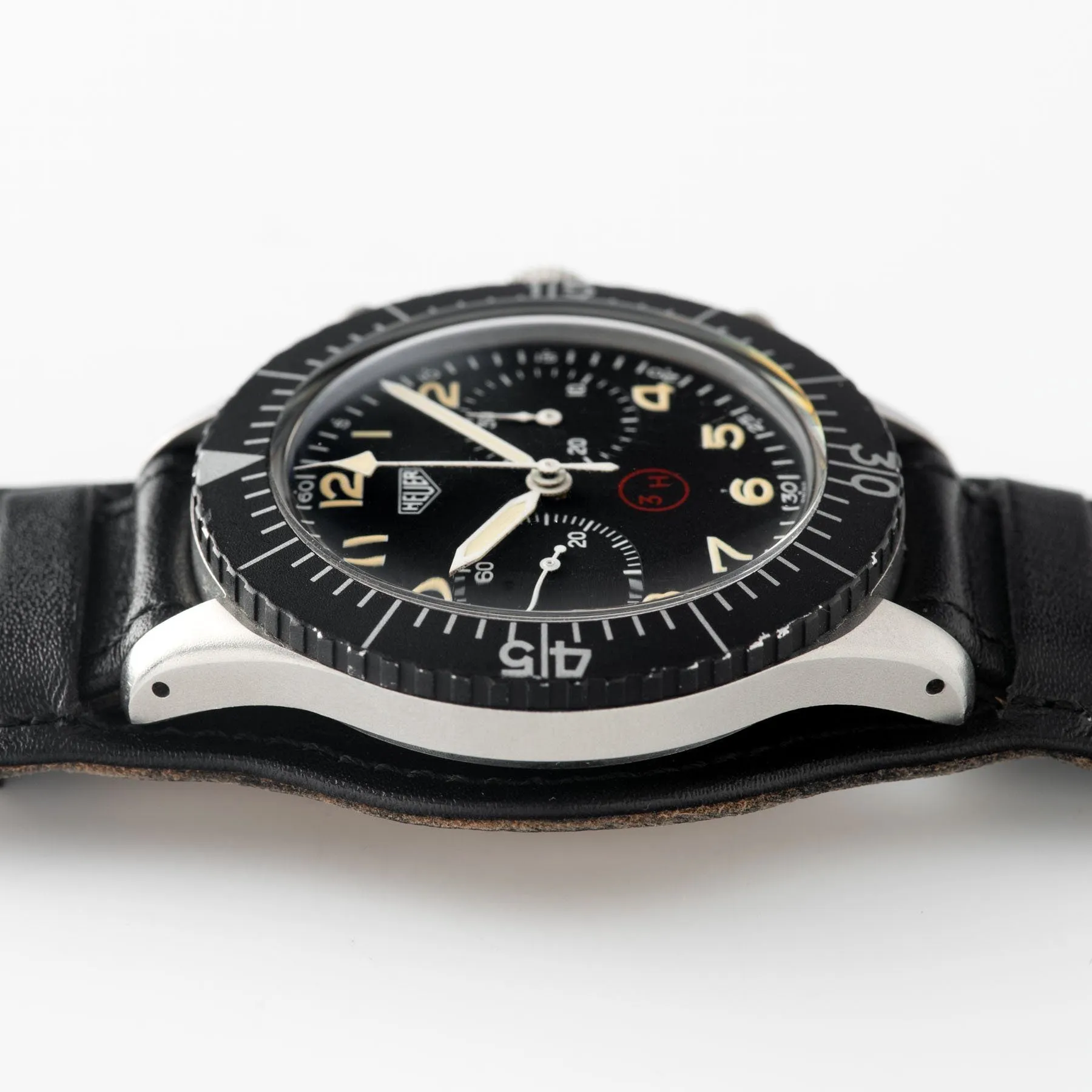 Heuer Chronograph Bundeswehr Issued Chrono 1550SG  3H