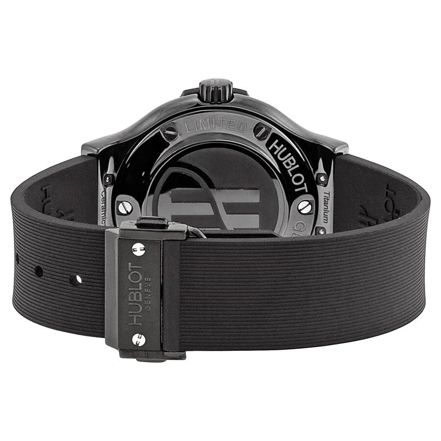 Hublot Classic Fusion Black Dial Rubber Strap Men's Watch 561.CM.1110.RX