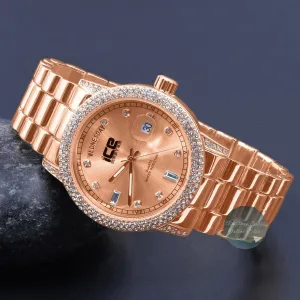 Incandescent Bling Metal Watch