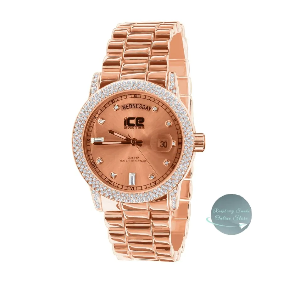 Incandescent Bling Metal Watch