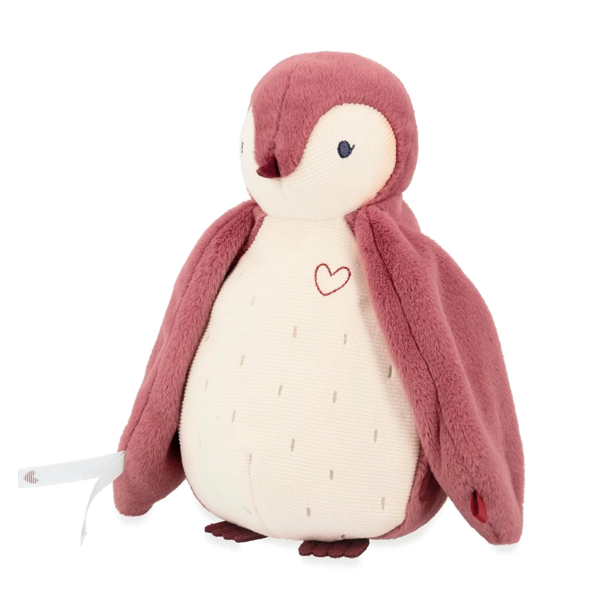 Kaloo Pink Penguin White Noises Voice Recorder