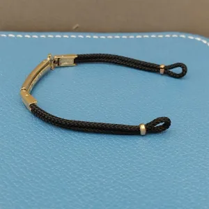 Ladies Gold-Fill JB Champion Black Cord Unused Vintage Cocktail Watch Band