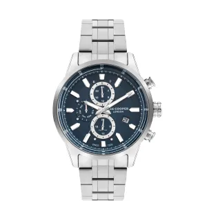 Lee Cooper - LC07836.390 - Men's Super Silver Multifunction Watch