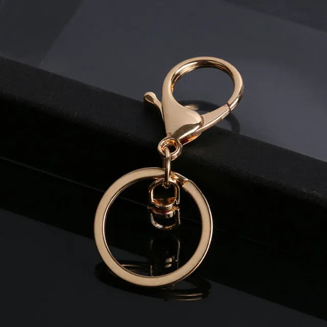 Luxury Fluffy Fur Keychain Soft Heart Lovely Heart Shape Pompons 8CM Genuine Rabbit Fur Ball Car Handbag Key Ring Multicolor