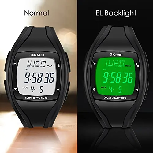 Mens Digital Sport Waterproof Wrist Watches
