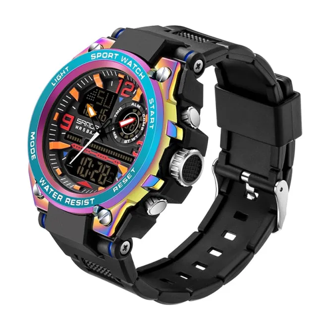 Men's Dual Display Military Watch