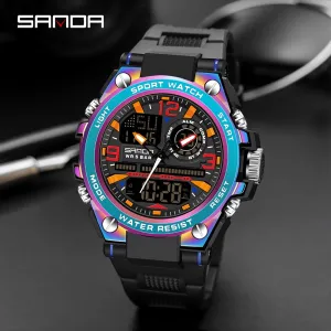 Men's Dual Display Military Watch