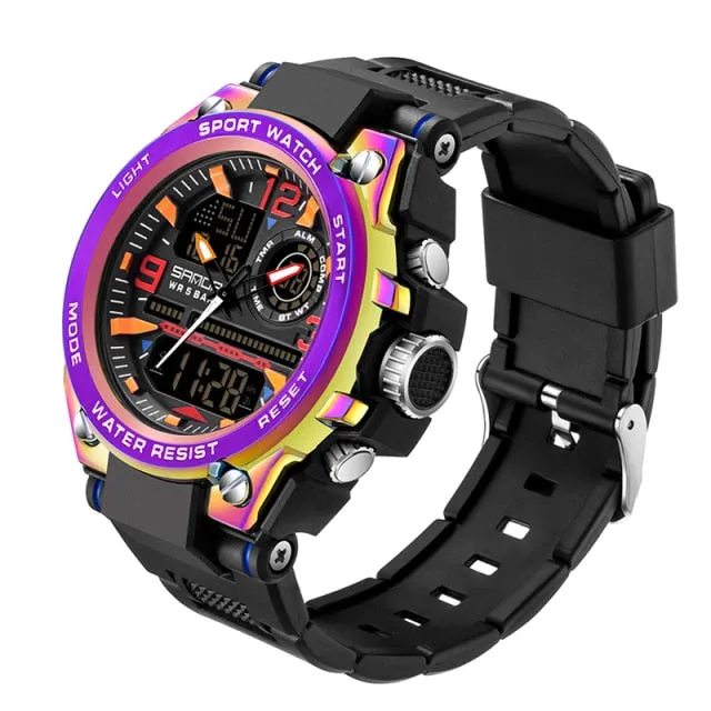 Men's Dual Display Military Watch