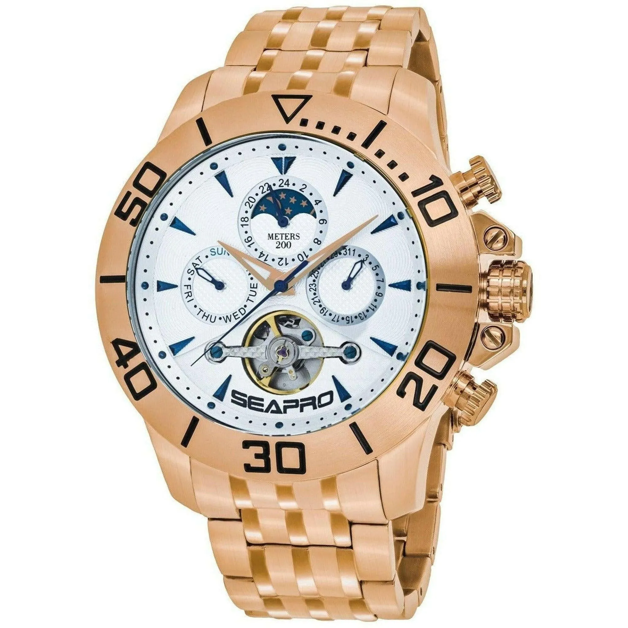 Men's Montecillo in Rose Gold with Silver Dial