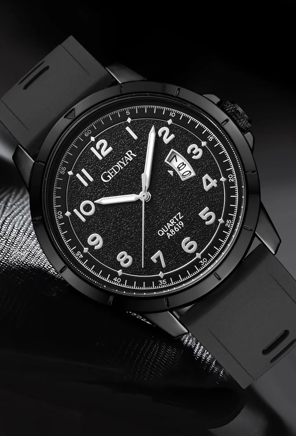 Mens Quartz Analog Wrist Watches Calendar Date Waterproof Big Large Face Watch for Men Business Casual Dress Sports