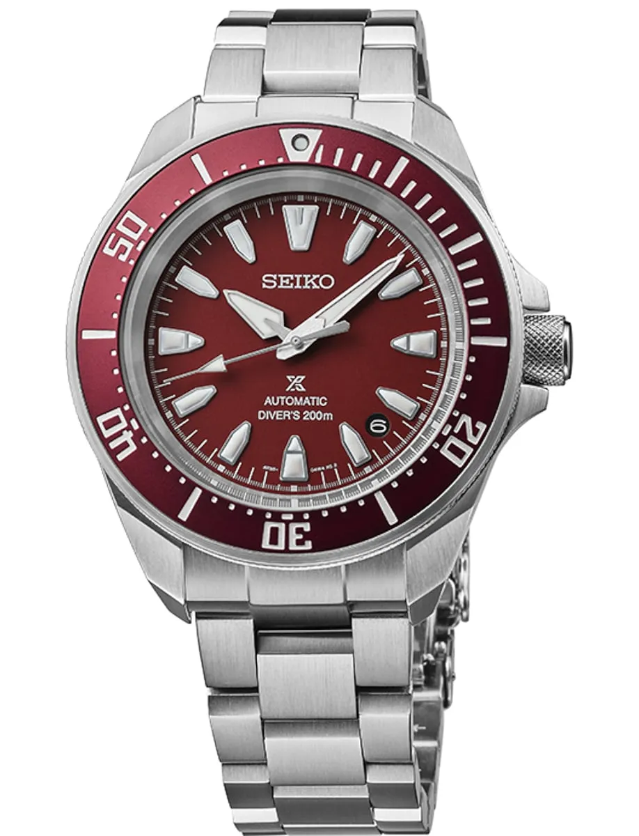 Men's Seiko Watch Red Dial SRPL11