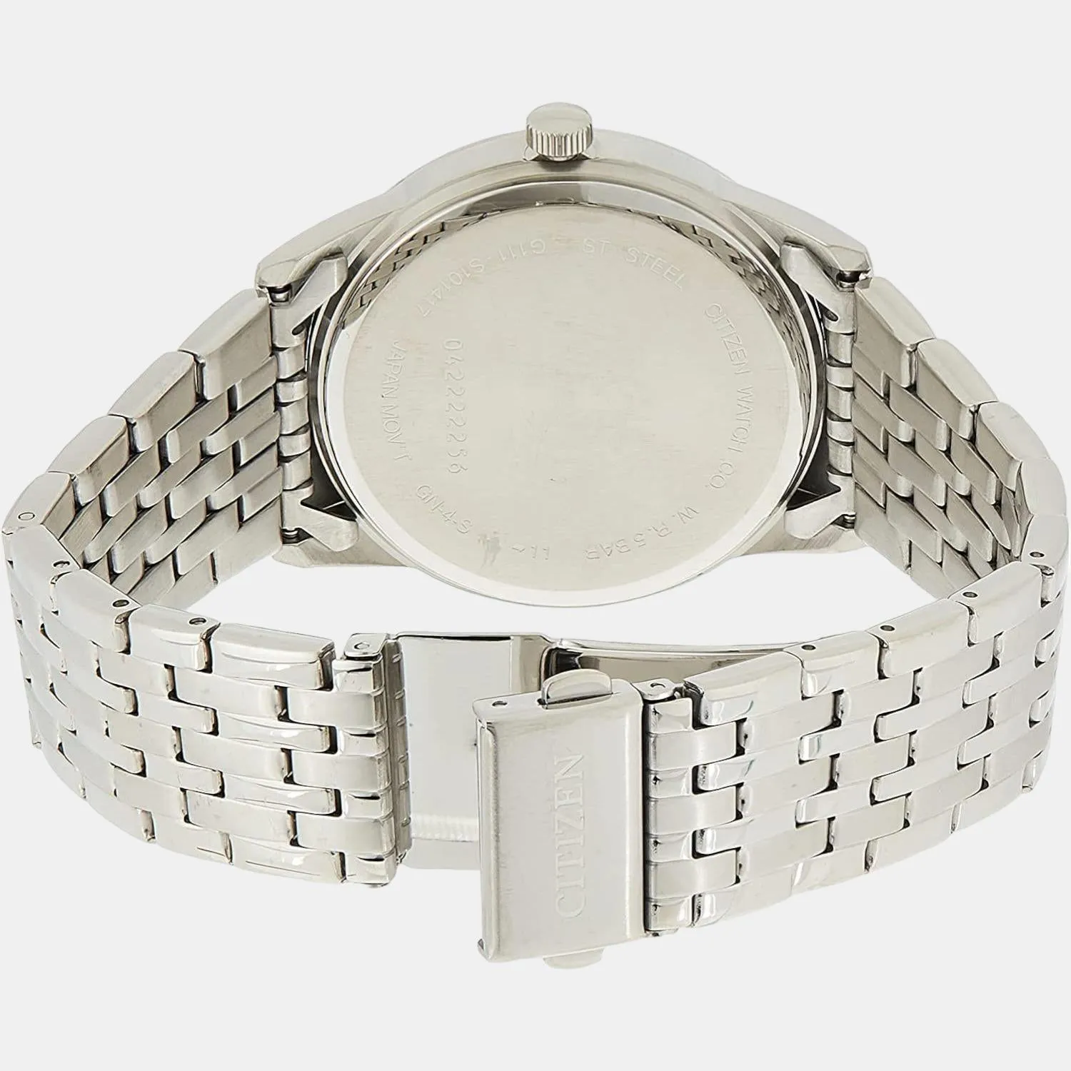 Men's Silver Analog Stainless Steel Watch BI5000-87A