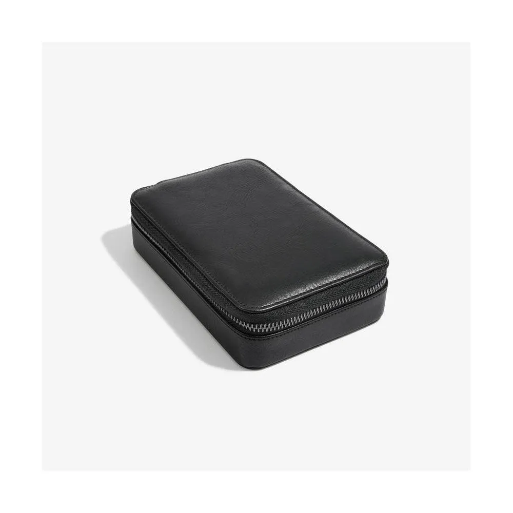 Mens Zipped Watch & Cufflink Travel Case