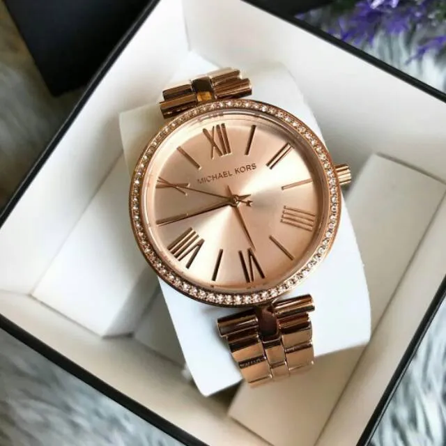 Michael Kors Maci Rose Gold Ladies Watch MK3904