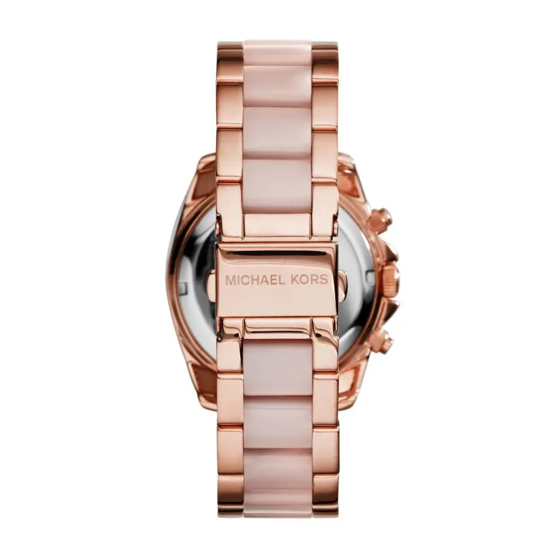 Michael Kors Women's Rose Gold-Tone Blair Glitz Watch MK5943