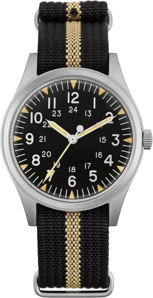 Militado ML07 VH31 36mm Military Mens Watch 10 ATM Waterproof Analog Watches for Men and Women C3 Green Luminous Unisex Wristwatch