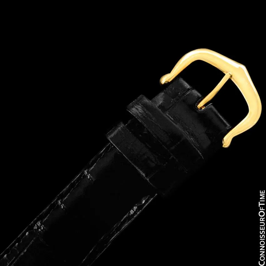Must De Cartier Vendome Mens Unisex Vermeil Watch - 18K Gold Over Sterling Silver & Diamonds