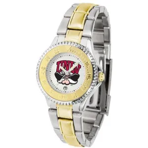 Nevada Las Vegas Rebels Ladies Competitor Two-Tone Band Watch