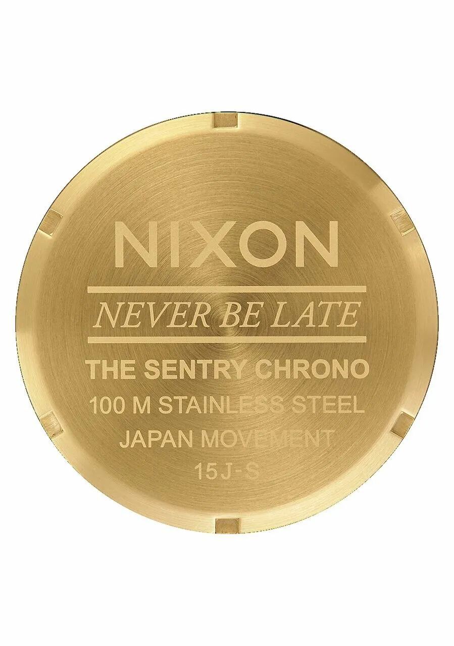 Nixon Sentry Chrono All Gold And Black Watch A386-510-00
