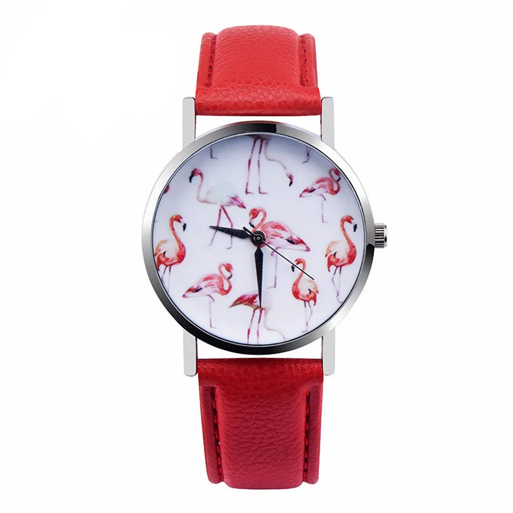 OKTIME Women Watches White & Red