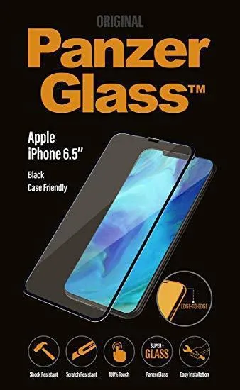 [OPEN BOX] PANZERGLASS Black Frame Case Friendly For iPhone XS/X