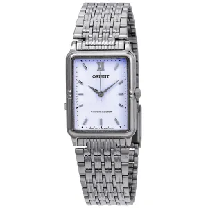 Orient Classic White Dial Stainless Steel Ladies Watch FQBBK007W