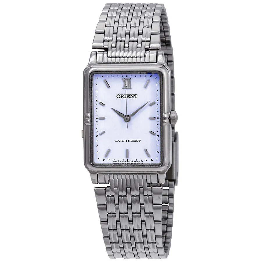 Orient Classic White Dial Stainless Steel Ladies Watch FQBBK007W