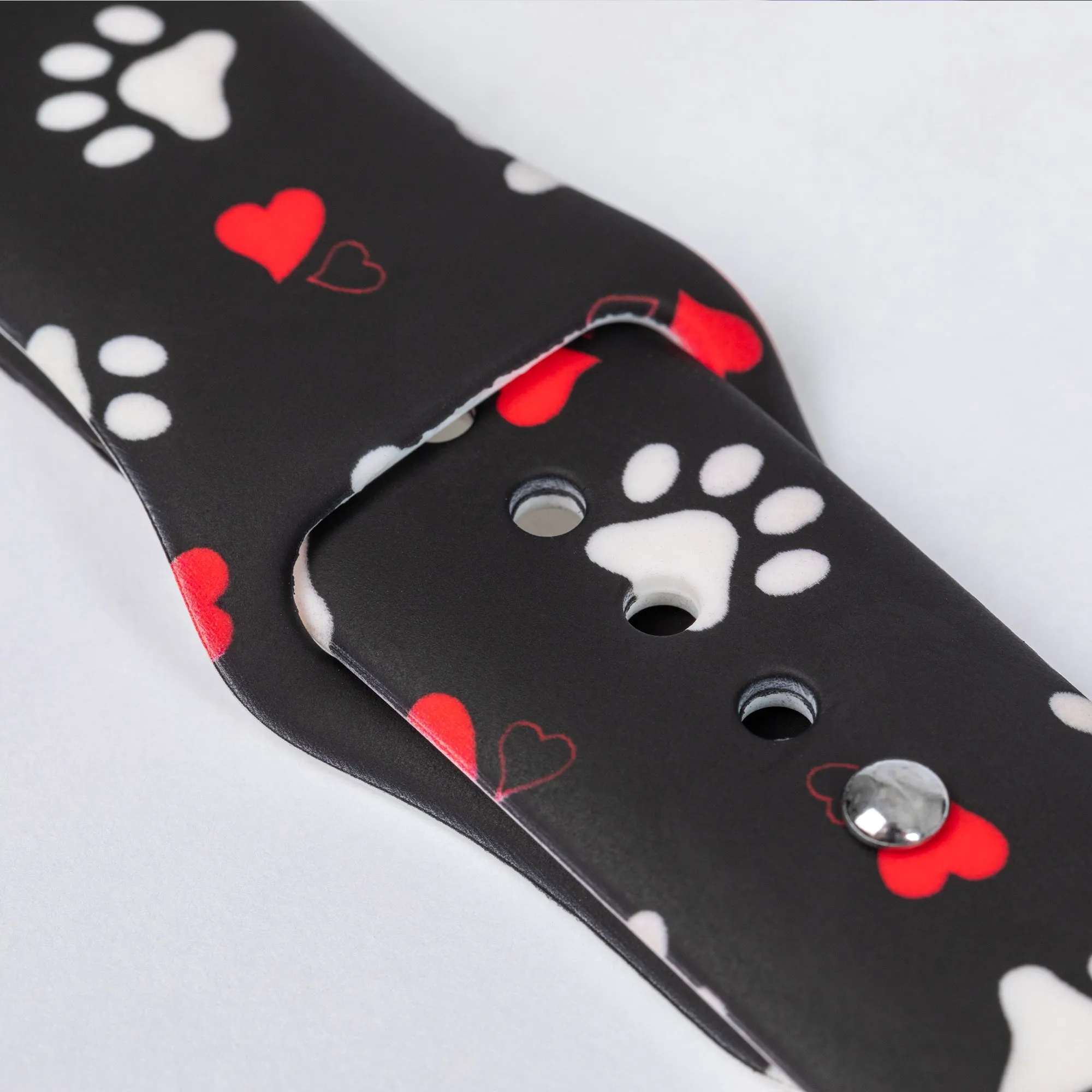 Patterned Silicone Apple Watch Band 38mm/40mm/41mm 42mm/44mm