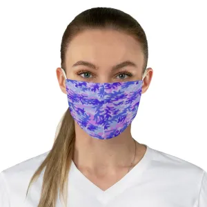 Pink Purple Camouflage Face Mask, Adult Military Style Modern Fabric Face Mask-Made in USA