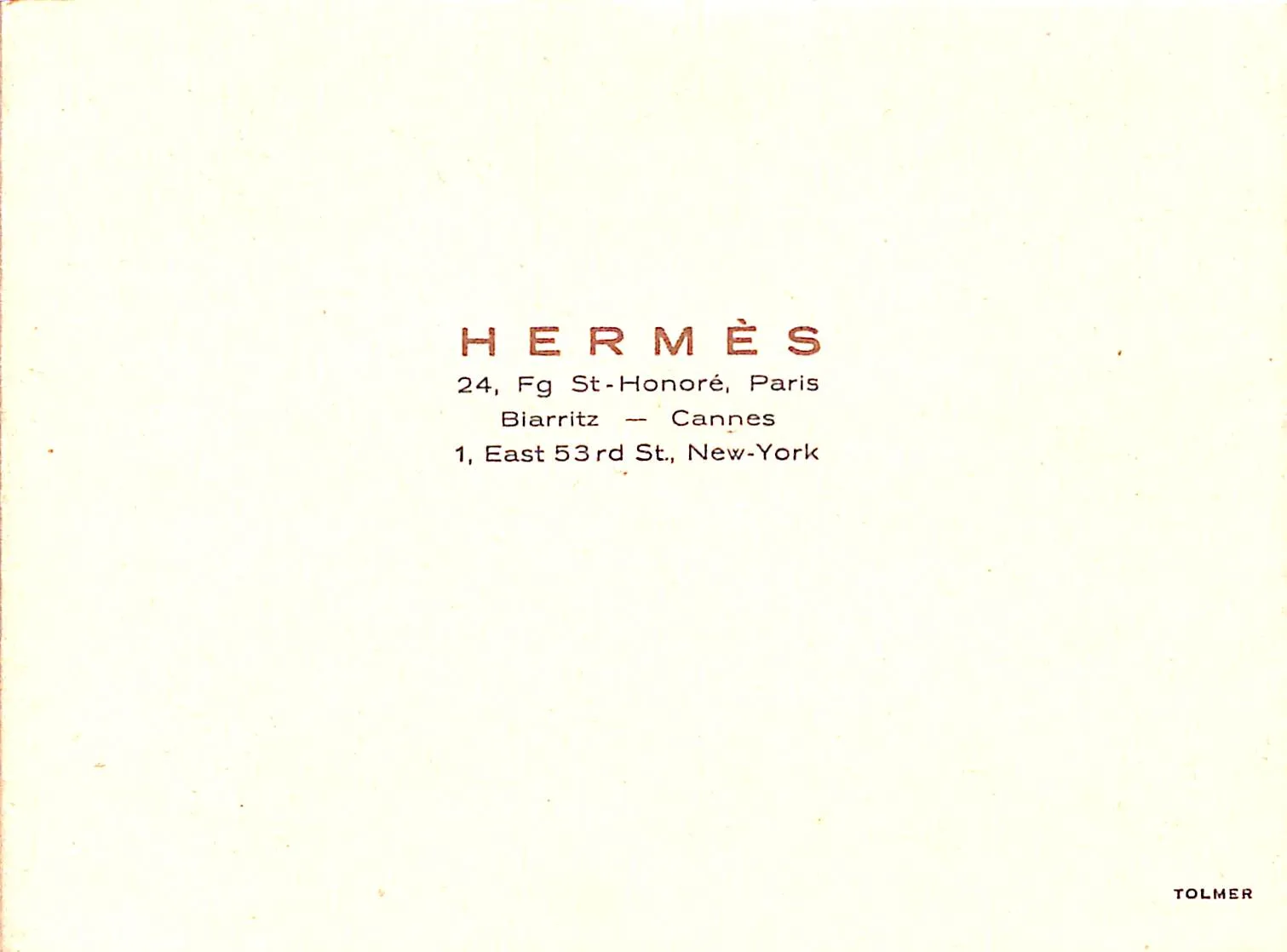 "La Montre Chez Hermes" 1931
