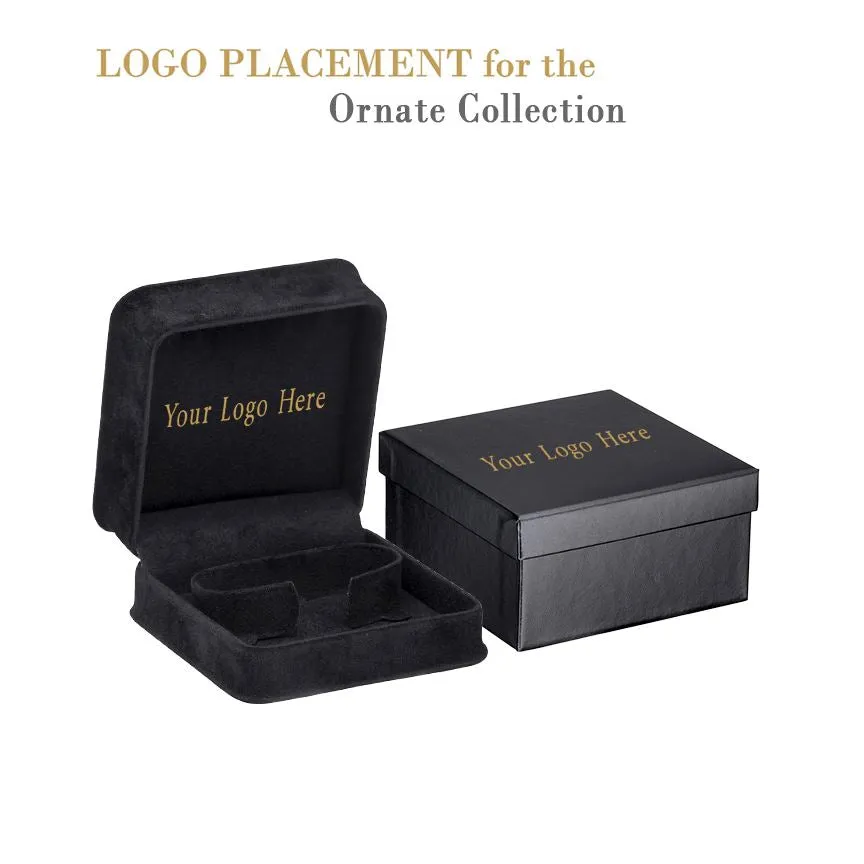 Rich Suede Watch/Bangle Box, Ornate Collection