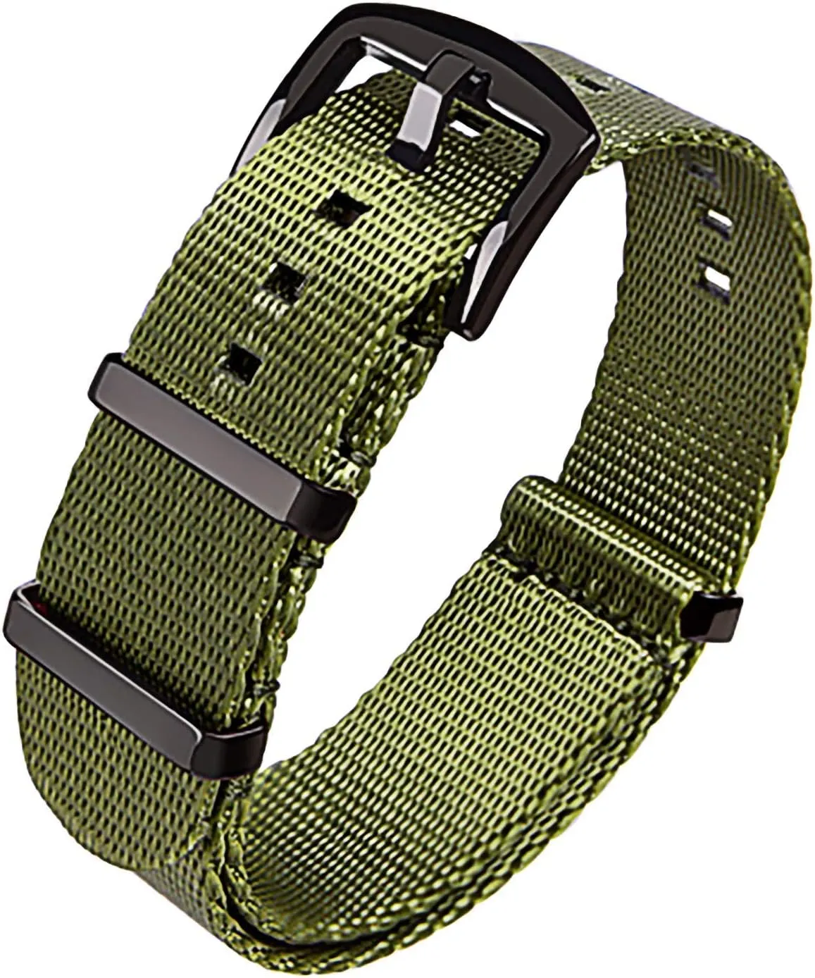 Ritche Military Ballistic Nylon Watch Strap with Heavy Buckle 18mm 20mm 22mm Premium Nylon Watch Bands for Men Women