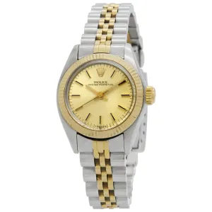 Rolex Datejust 6917 Champagne Dial Automatic Women's Watch