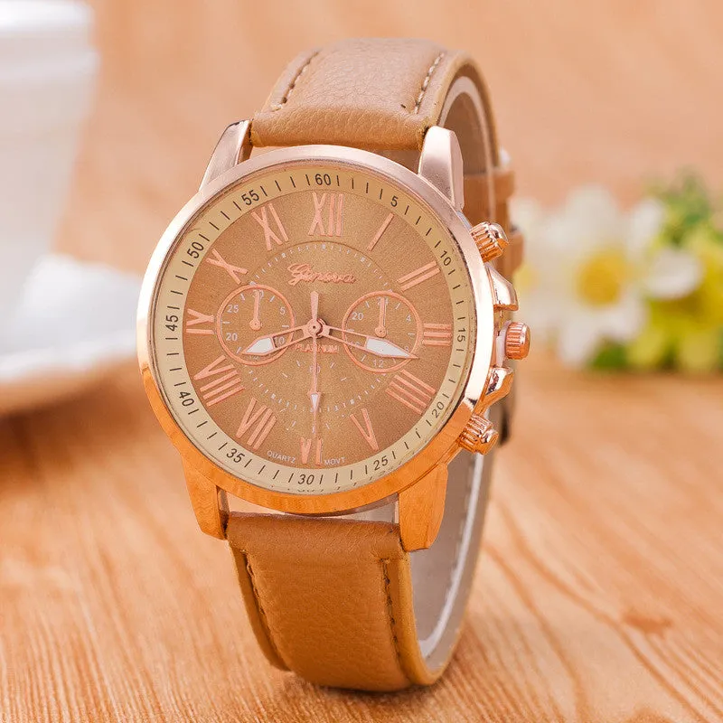 Roman Number Three Eyes Watch