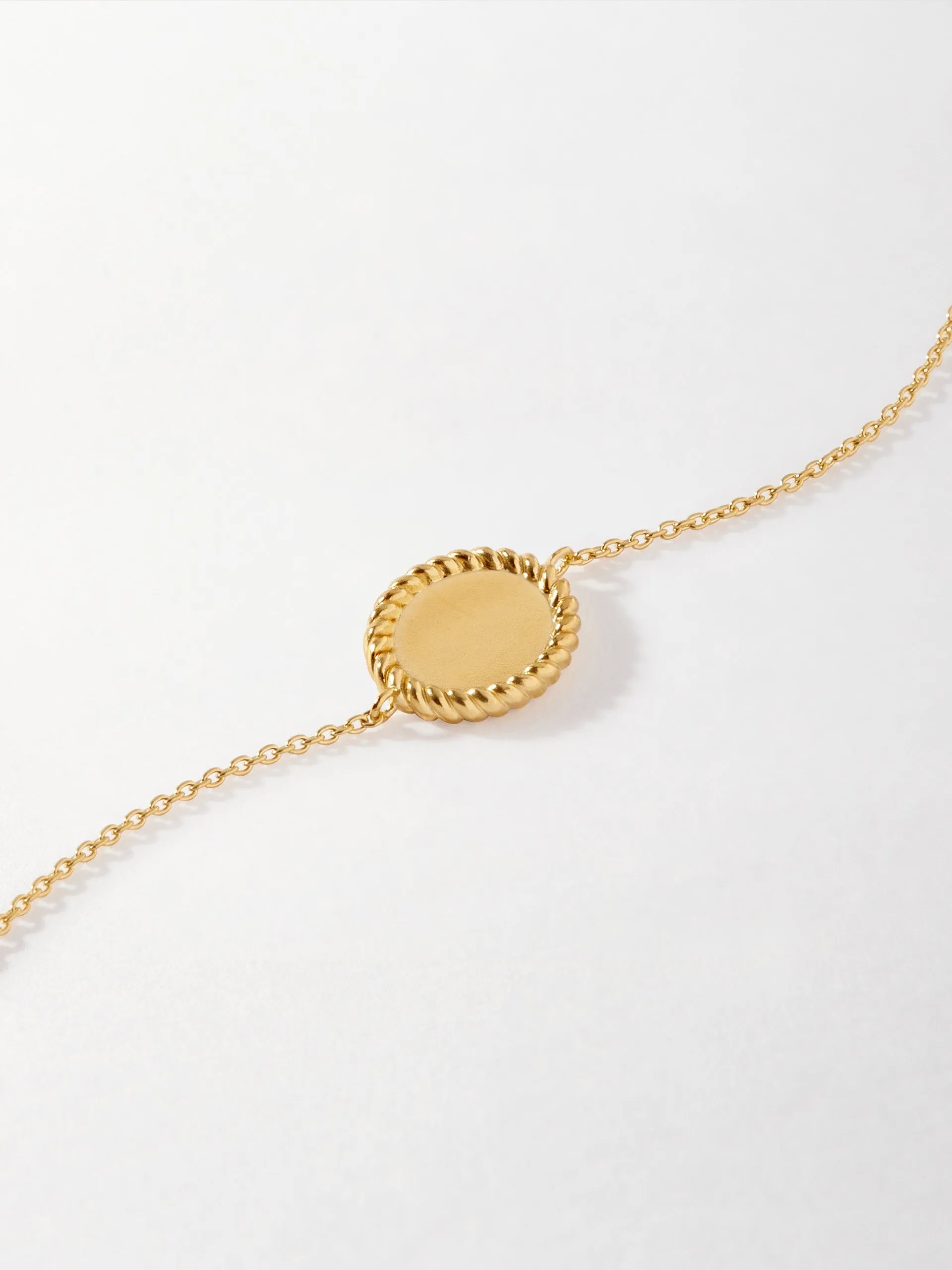 Rope engravable bracelet