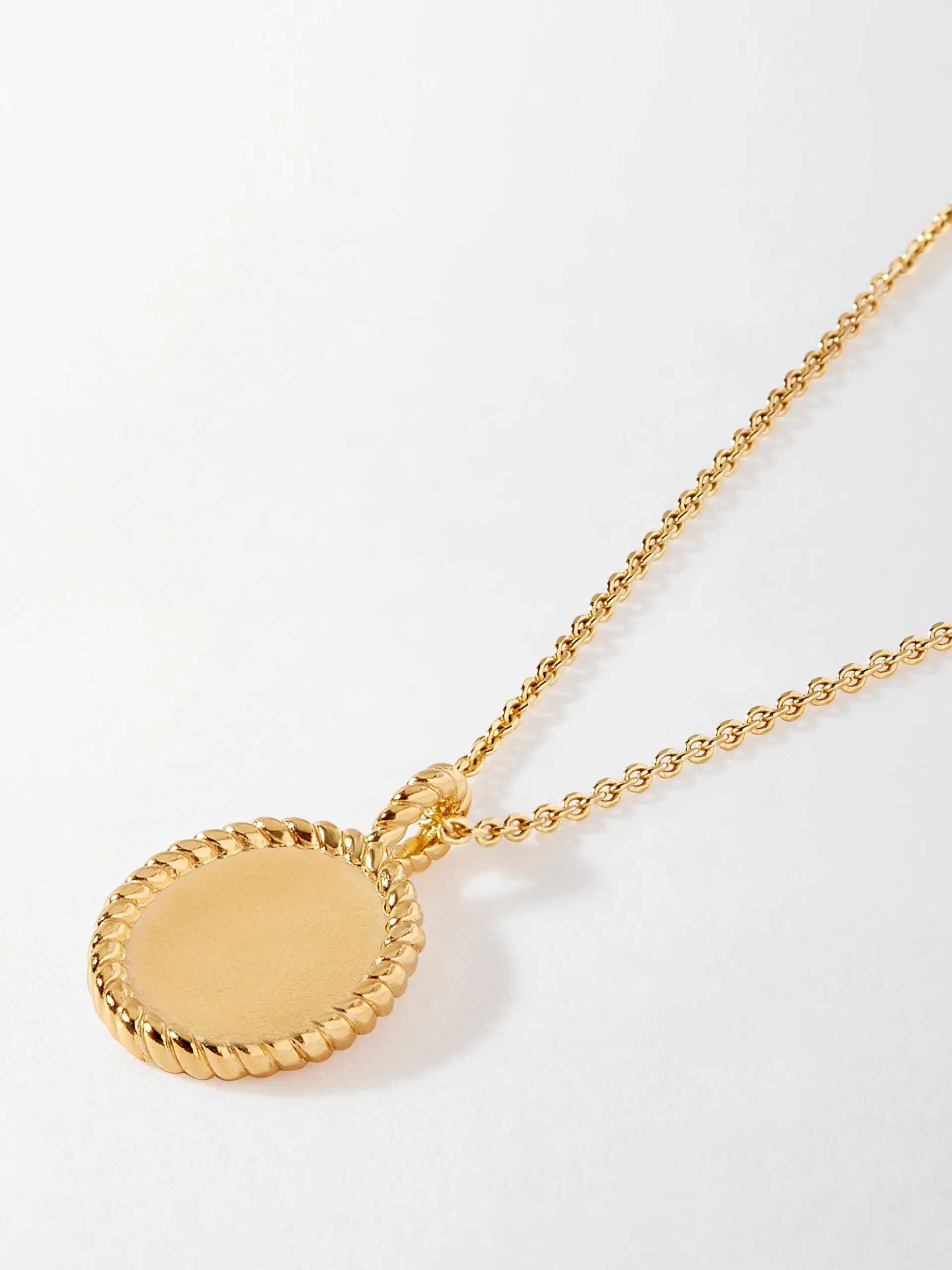 Rope engravable necklace