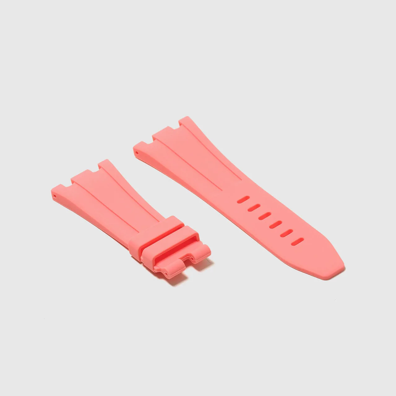 Rubber Strap for Audemars Piguet 42mm Royal Oak Offshore (Tang Buckle) - Flamingo Pink