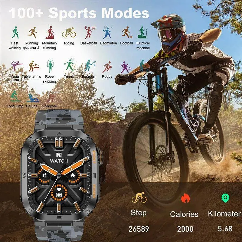 Rugged Military Smart Watch For Android IOS XIAOMI