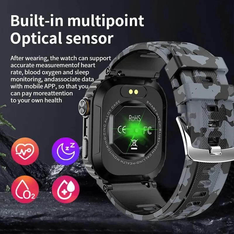 Rugged Military Smart Watch For Android IOS XIAOMI