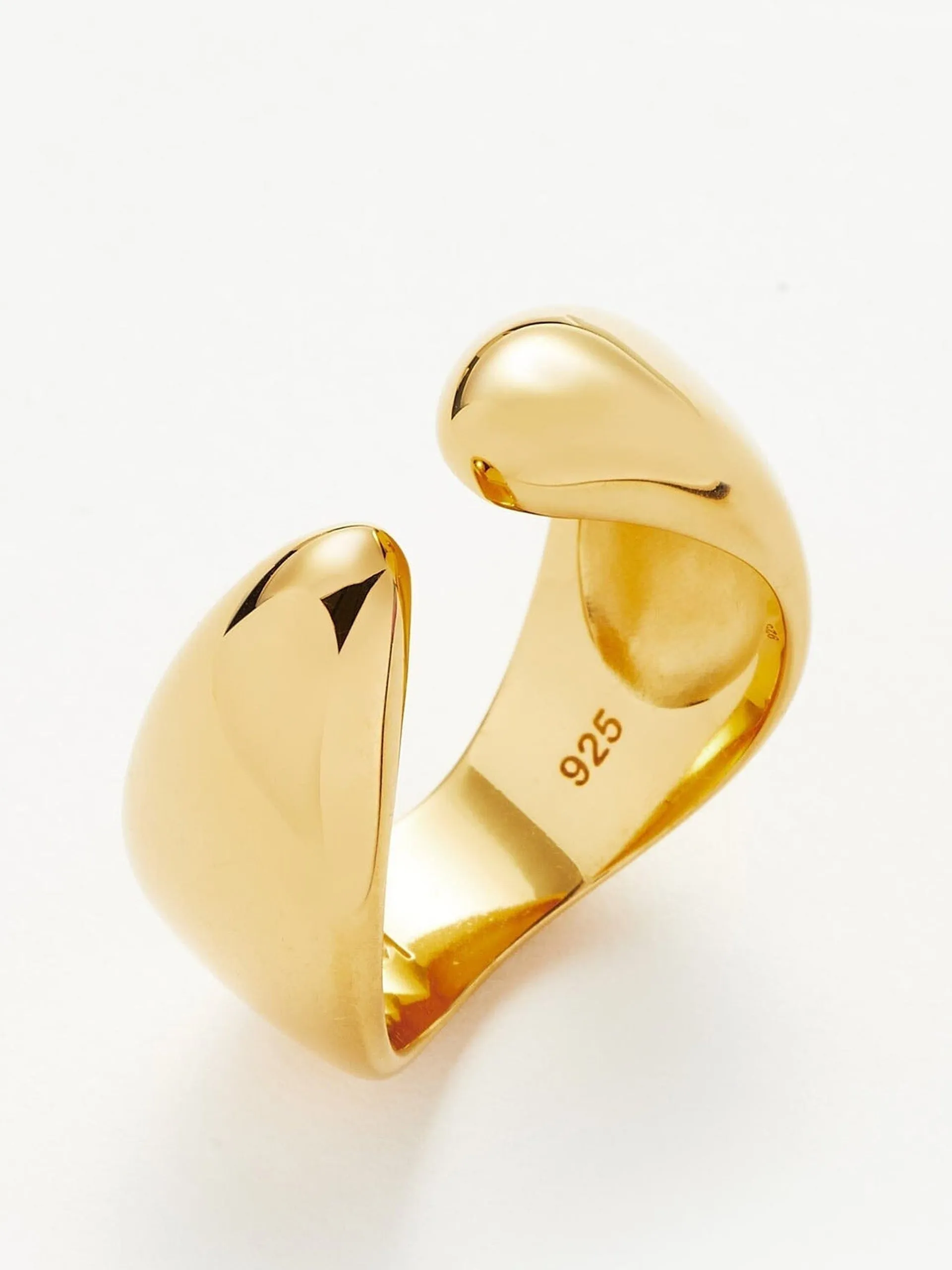 Savi sculptural open stacking ring