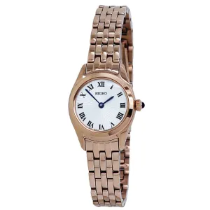 Seiko Classic Quartz White Dial Ladies Watch SWR042