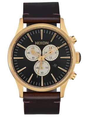 Sentry Chrono Leather Watch